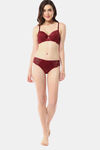 Amante Padded Wired Low Coverage T-Shirt Bra - Rio Red — thumbnail 5